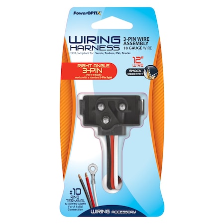 Poweroptix C360 Wire Plug 3 Prong 90 Degree 101-004523